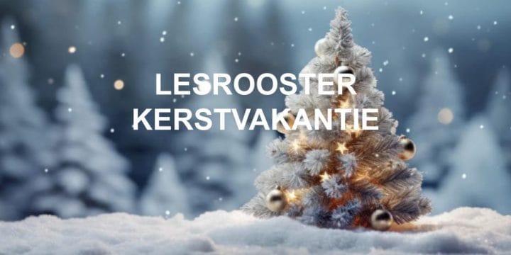 Rooster Kerstvakantie BudoSport Hoorn