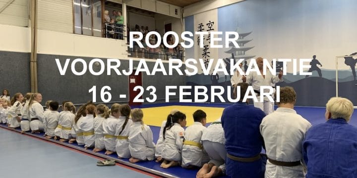 Lesrooster voorjaarsvakantie