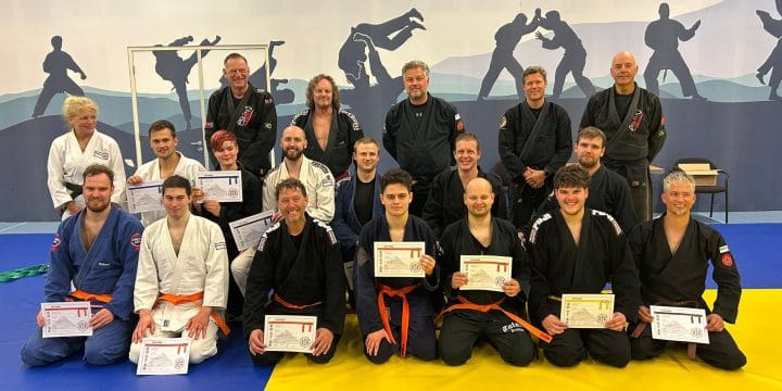 Mooie examenresultaten Jiu Jitsu