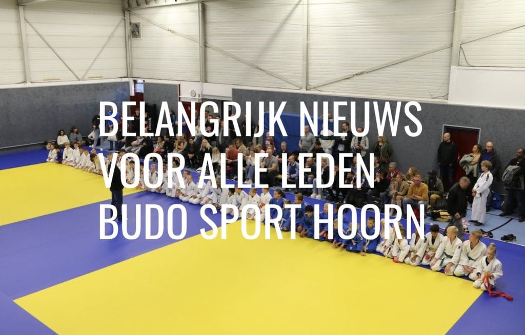 BELANGRIJK NIEUWS VOOR ALLE LEDEN