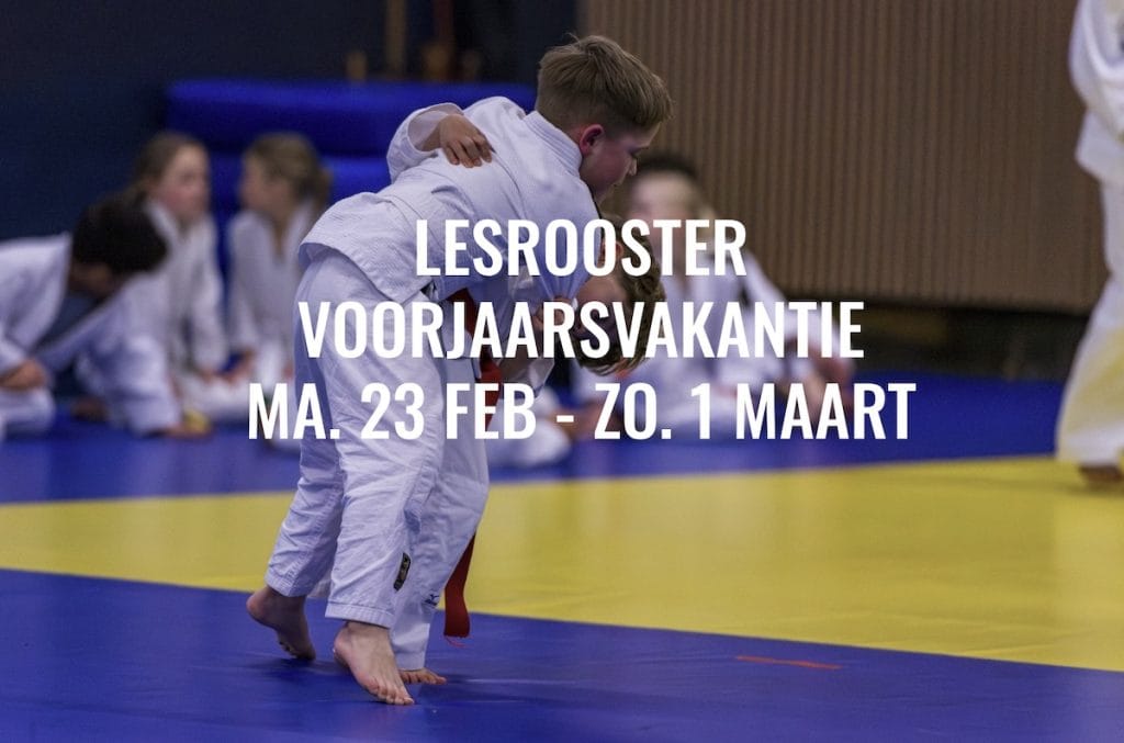 Rooster voorjaarsvakantie: ma 23 feb – zo 1 mrt