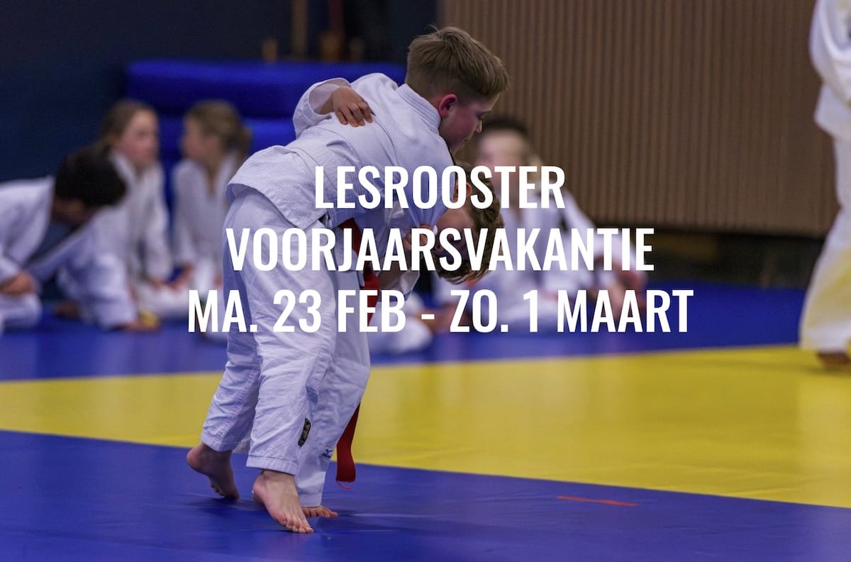 Rooster voorjaarsvakantie: ma 23 feb – zo 1 mrt