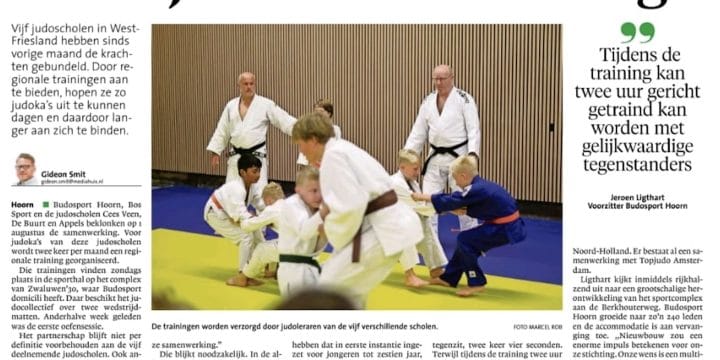 BudoSport Hoorn in de media!